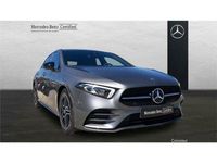 Usado Mercedes A180 AMG line 116 CV (85 kW) 2022 Gris montaña Berlina
