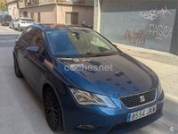 Usado Seat Leon CONNECT 125 CV (91 kW) 2015 Azul Berlina