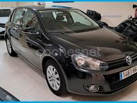 Usado VW Golf VI 105 CV (77 kW) 2011 Negro Utilitario
