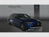 Usado Mercedes C200 AMG line 204 CV (150 kW) 2021 Azul Berlina