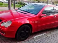 Usado Mercedes CLK220 150 CV (110 kW) 2005 Rojo Coupe