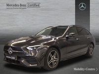 Usado Mercedes C300 AMG line 204 CV (150 kW) 2023 Verde olivo mate Familiar