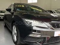 Usado Seat Leon FR 130 CV (95 kW) 2021 Negro Berlina