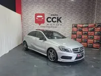 Usado Mercedes A200 AMG line 136 CV (100 kW) 2015 Gris / plata Utilitario
