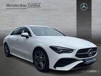 Usado Mercedes CLA200 AMG line 163 CV (119 kW) 2023 Blanco polar  pintura unicolor Berlina