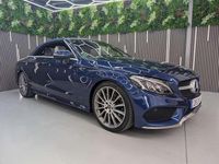 Käytetty Mercedes C220 170 HP (125 kW) 2018 Sininen Avoauto