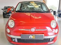 Usado Fiat 500 Lounge 69 CV (50 kW) 2009 Rojo Descapotable