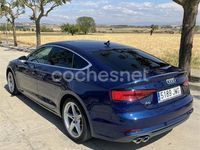 Usado Audi A5 Sportback 190 CV (139 kW) 2017 Azul Utilitario