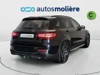 Usado Mercedes GLC220 AMG line 170 CV (125 kW) 2015 Negro SUV