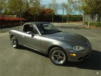 Usado Mazda MX5 110 CV (80 kW) 2003 Gris / plata Descapotable