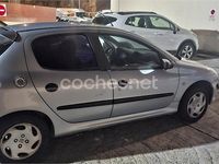 Usado Peugeot 206 90 CV (66 kW) 2000 Azul Berlina