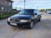 Usado Audi A6 155 CV (114 kW) 2002 Negro Berlina