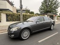 Usado Mercedes S500L 388 CV (285 kW) 2007 Gris / plata Berlina