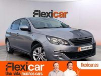 Usado Peugeot 308 Style 131 CV (96 kW) 2017 Gris Utilitario