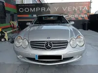 Usado Mercedes SL500 306 CV (225 kW) 2002 Gris / plata Descapotable