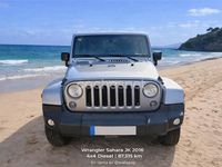 Usado Jeep Wrangler Sahara 200 CV (147 kW) 2016 Gris / plata SUV