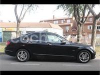 Usado Mercedes C200 Avantgarde 136 CV (100 kW) 2010 Negro Berlina