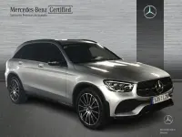 Usado Mercedes GLC220 AMG line 194 CV (142 kW) 2022 Plata hightech SUV