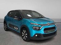 Usado Citroën C3 Feel 83 CV (61 kW) 2021 Azul Utilitario