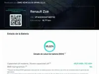 Usado Renault Zoe Intens 99 kW (135 CV) 2021 Gris Utilitario