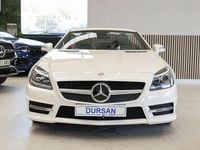 Usado Mercedes SLK250 204 CV (150 kW) 2014 Blanco Descapotable