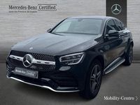 Usado Mercedes GLC220 AMG line 194 CV (142 kW) 2021 Pintura unicolor negra Coupe