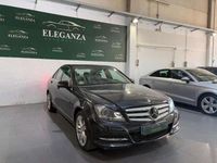 Usado Mercedes C220 Avantgarde 170 CV (125 kW) 2011 Azul Berlina