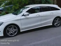 Usado Mercedes CLA200 Shooting Brake AMG line 136 CV (100 kW) 2015 Blanco Familiar