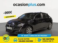 Usado Peugeot 208 Active 100 CV (73 kW) 2023 Negro Utilitario