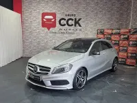 Usado Mercedes A200 AMG line 136 CV (100 kW) 2015 Gris / plata Utilitario