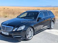 Usado Mercedes E220 Avantgarde 170 CV (125 kW) 2012 Negro Familiar