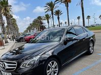 Usado Mercedes E200 Avantgarde 136 CV (100 kW) 2013 Negro Berlina