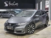 Usado Honda Civic Sport 120 CV (88 kW) 2014 Gris Familiar