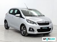 Usado Peugeot 108 Allure 72 CV (52 kW) 2021 Gris Utilitario