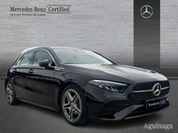 Usado Mercedes A180 AMG line 136 CV (100 kW) 2025 Negro noche