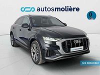 Usado Audi Q8 S-line plus 381 CV (280 kW) 2021 Negro SUV