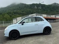 Usado Fiat 500 Lounge 69 CV (50 kW) 2009 Azul Descapotable