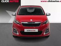 Usado Peugeot 108 Allure 72 CV (52 kW) 2021 Rojo Utilitario