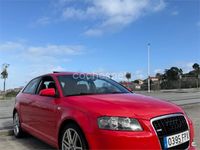 Usado Audi A3 S-Line 200 CV (147 kW) 2007 Rojo Utilitario