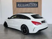 Usado Mercedes CLA200 Shooting Brake AMG line 156 CV (114 kW) 2015 Blanco Familiar