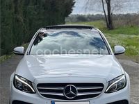 Usado Mercedes C220 AMG line 170 CV (125 kW) 2014 Blanco Berlina
