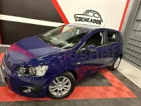 Usado Chevrolet Aveo LT 95 CV (69 kW) 2014 Azul Berlina
