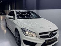 Usado Mercedes CLA220 AMG line 170 CV (125 kW) 2014 Blanco Berlina