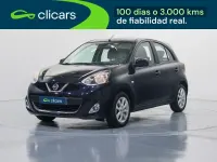 Usado Nissan Micra Acenta 80 CV (58 kW) 2017 Negro Utilitario