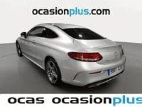 Usado Mercedes C220 AMG line 170 CV (125 kW) 2016 Gris plata Coupe