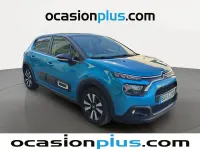 Usado Citroën C3 Feel 83 CV (61 kW) 2021 Azul Utilitario