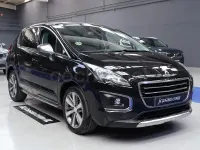 Usado Peugeot 3008 Allure 115 CV (84 kW) 2014 Negro Familiar