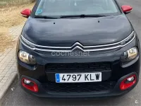 Usado Citroën C3 Feel 82 CV (60 kW) 2018 Negro Utilitario