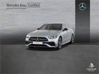 Usado Mercedes C220 AMG line 200 CV (147 kW) 2023 Plata hightech