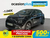 Usado Citroën C3 PureTech 83 CV (61 kW) 2024 Negro Berlina